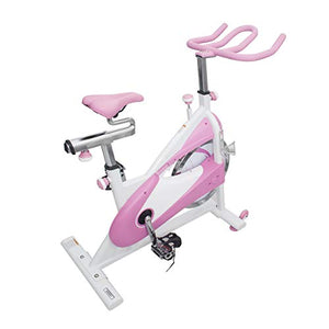 Sunny Health & Fitness P8150 Belt Drive Premium Indoor Cycling Bike, Pink