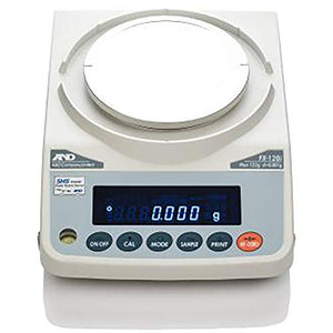 A&D FX-120i FX-Series Precision Lab Balance, Compact Scale 120 g X 0.001 g (1 mg),Draft Shield,New