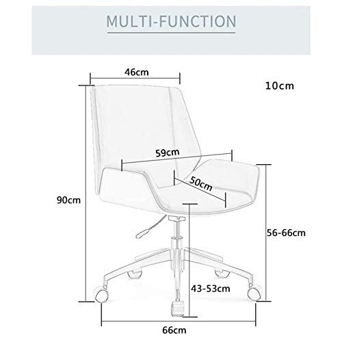 Video Game Chairs Home Office Desk Chairs Office Chairs with Lumbar Support Office Chairs & Sofas Mid Back Office Chair Ergonomic Swivel Computer Chair with Lumbar Support Adjustable Height Task Chair