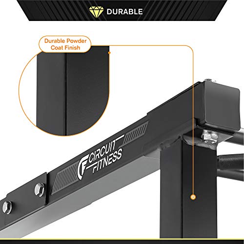 Circuit Fitness Walk-in Power Cage with Multi-Position Grip Bar AMZ-600CG
