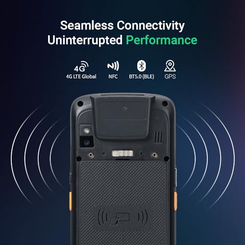 SVANTTO Android Barcode Scanner, 4+64GB Full-Screen 5" Android 11 Mobile Computer IP65 Inventory 1D 2D QR Code