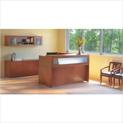 Aberdeen Straight Front Desk Size: 72", Finish: Cherry