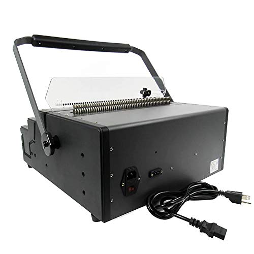 TruBind Spiral Coil Punch & Binding Machine - 4:1 Pitch Oval Holes - Manual Punch & Electric Coil Inserter - 25 Page Capacity