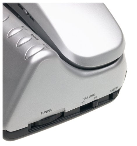 Conair TCR200MS Clock Radio Telephone (Metallic Silver)