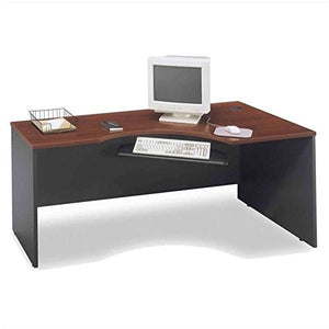 Bush Business Furniture Series C 72" Computer Desk with Hutch in Hansen Cherry