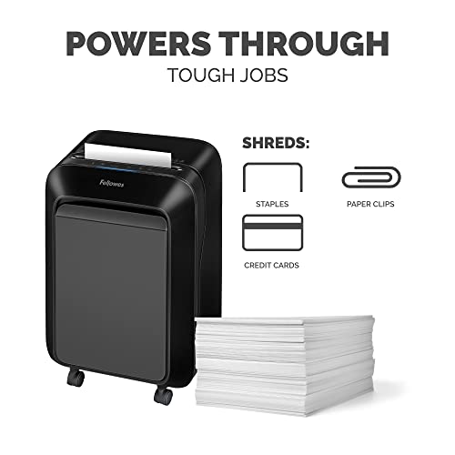 Fellowes LX11C 16 Sheet P-4 Cross-Cut Office Shredder