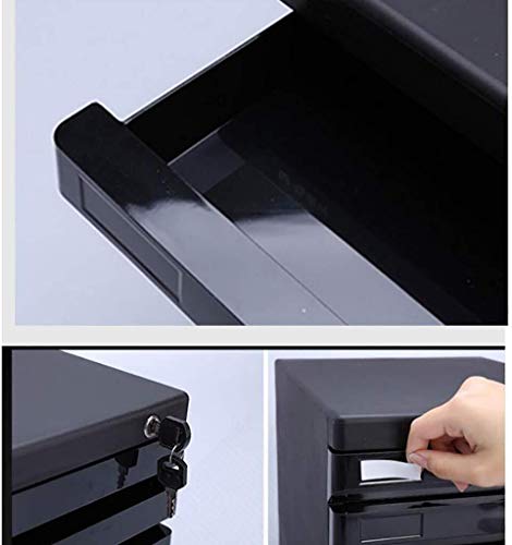 UGani Plastic Flat File Cabinet with 4 Drawers - A4 File Storage (Color: 2)
