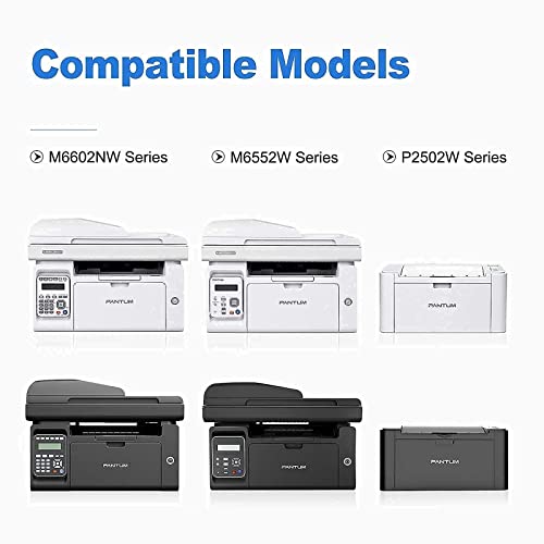 Fax Printer All in One Laser Printer Scanner Copier Fax WiFi Wireless Printer Black and White Printer Pantum M6602NW, Pantum PB-211 Toner Cartridge Standard Yield 1500 Pages