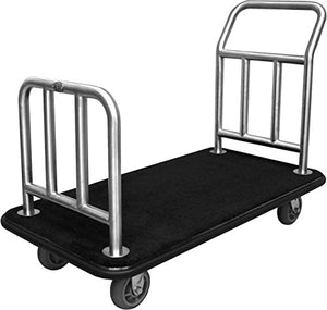 Monarch Carts Stainless Steel Hotel Luggage Cart MCL208S
