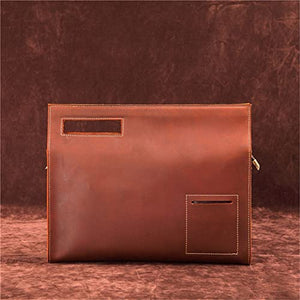 GYZX Clutch Bag Men's Shoulder Envelope Bag A4 File Bag Large-Capacity Trend Clutch Bag (Color : B, Size : 27 * 5 * 35cm)