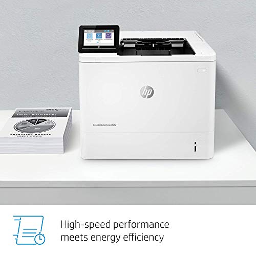 HP Laserjet Enterprise M612dn Monochrome Duplex Printer (7PS86A), White, Standard (Renewed)