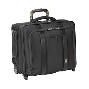 Travelpro Crew Executive Choice 2-Wheeled Brief Bag with USB Port Briefcase, Black, 17-Inch