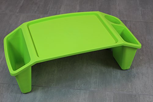 Baiscwise Kids Lap Desk Tray, Portable Activity Table (Set of 12, Green)