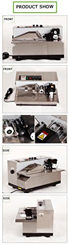 MY-380F Stainless Steel Auto Dry Ink Coding Machine Print Date Label 110V 60Hz