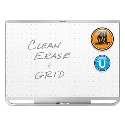 Prestige 2 Magnetic Total Erase Whiteboard, 96 x 48, Aluminum Frame, Sold as 1 Each