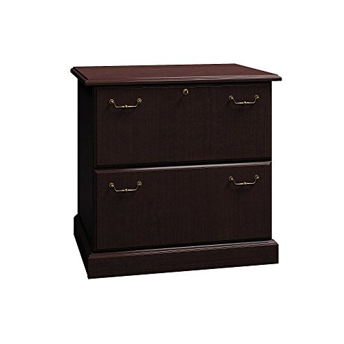 Bush Lateral File, 29-1/2-Inch by 23-1/8-Inch by 30-Inch, Mocha Cherry