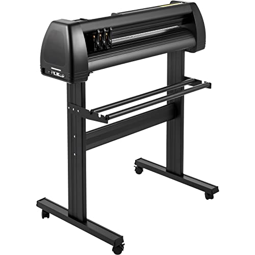 VEVOR Vinyl Cutter Machine 34in LED Plotter Printer Floor Stand