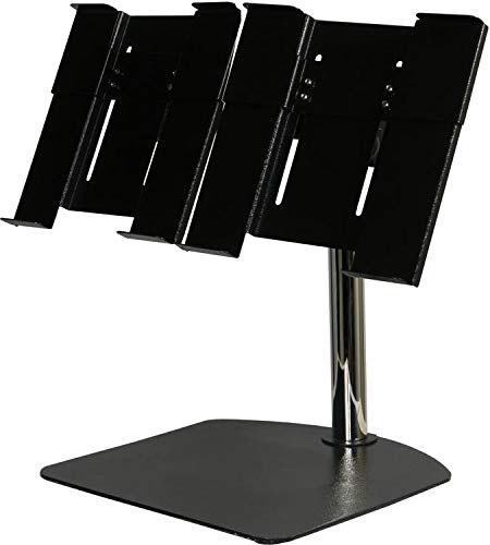 Odyssey LUNISPDB L-Evation Universal Laptop / Gear And Pioneer Cdj-100 Plate Stand With Double Arm Package
