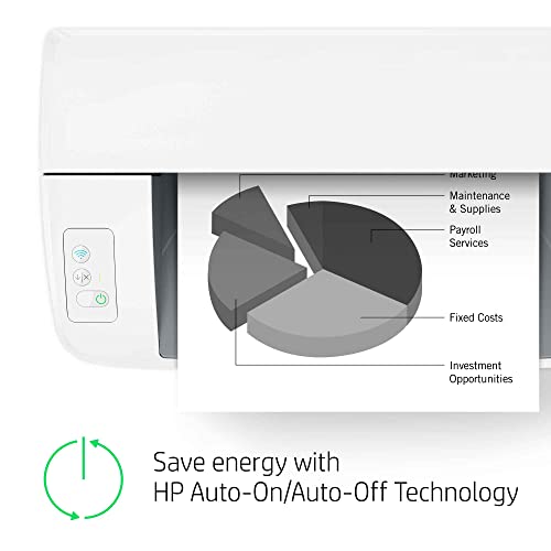 HP Laserjet M110 we Single-Function Wireless Monochrome Laser Printer, White - Print Only - 21 ppm, 600 x 600 dpi, 8.5 x 14, Hi-Speed USB, Cbmou Printer Cable