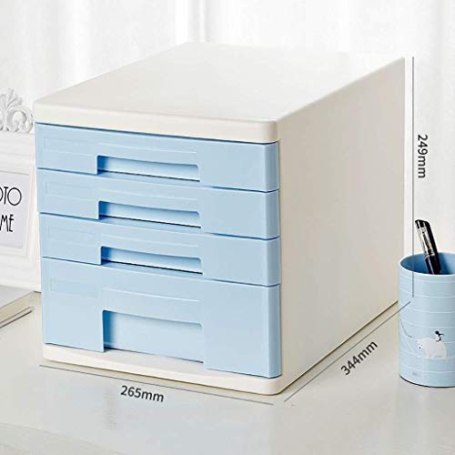 File Cabinets Plastic 4 Drawers Desktop Storage Box