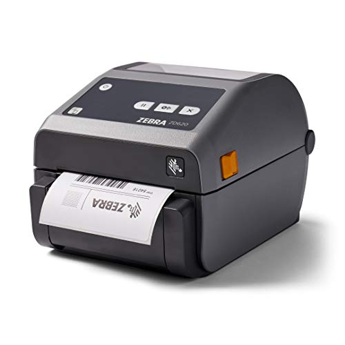 Zebra ZD620d Direct Thermal Desktop Printer 203 dpi Print Width 4 in Ethernet Serial USB Peeler Preinstalled ZD62042-D11F00EZ