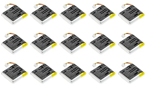 Generic Battery Replacement for Plantronics B8200 Savi 8220 Savi W8220 (15 pcs) - Compatible with 203035-01 203055-01 208769-01 208769-02 213199-01