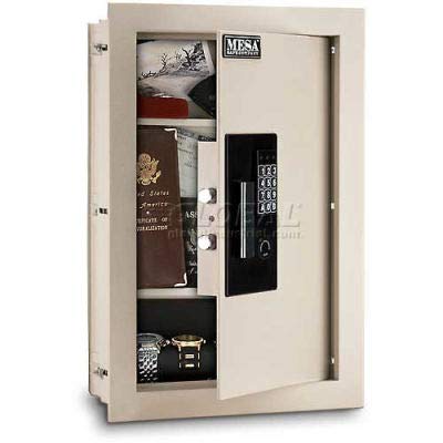 Mesa Safe Residential Safes Expandable Depth Wall Safe MAWS2113E - 15"W x 3-1/4-6"D x 22-1/8"H