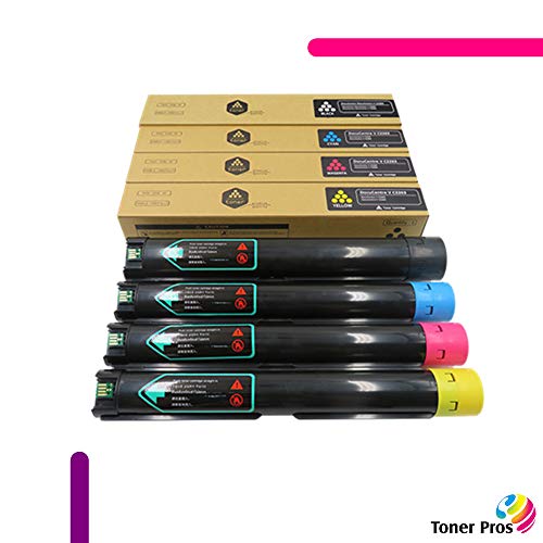 Toner Pros (TM) Compatible [High Capacity] Toner for Xerox Versalink C7000 Printer (4 Color Pack) - Black 10,700 and Colors 10,100 Pages (106R03757, 106R03758, 106R03759, 106R03760)