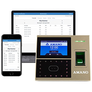 Amano AFR-200 Facial Recognition Time Clock for Hosted Time Guardian