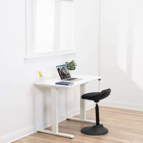 Generic Electric Height Adjustable Standing Desk 40" x 24" White - Home Office Computer Table