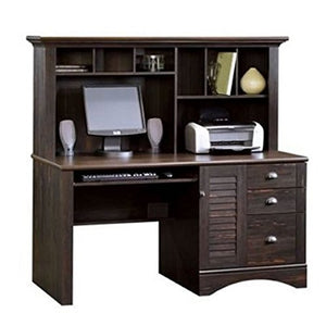 Bowery Hill Computer Desk w Hutch in Antiqued Paint