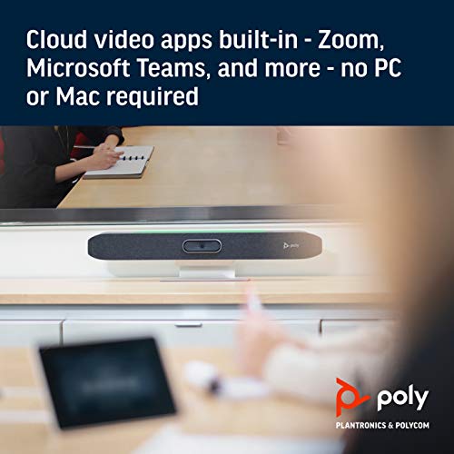 Plantronics Poly - Studio X50 Conferencing System with TC8 Touch Controller - 4K Video & Audio Bar