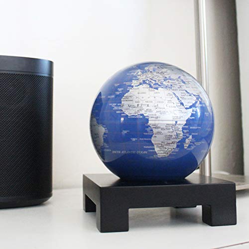 Blue and Silver MOVA Globe 4.5"