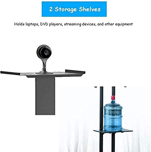 AuLYn Universal Tabletop TV Stand Rolling TV Cart for Plasma/LCD/LED OLED TVs, Fits 32"-70" TV