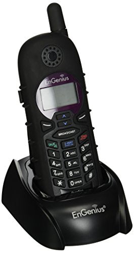 EnGenius DURAFON-SIP-HC 900 Mhz Radio Frequency 1-Handset Landline Telephone Black