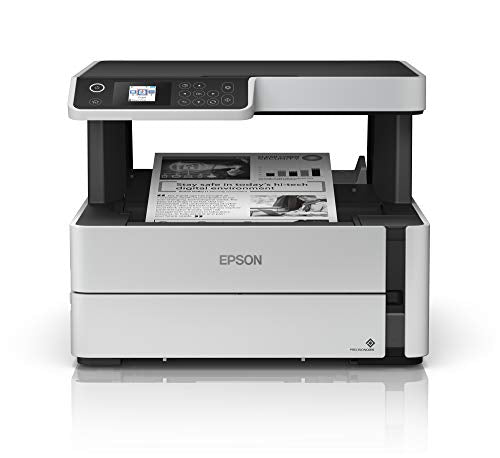 Epson EcoTank ET-M2170 Wireless Monochrome All-in-One Supertank Printer with Ethernet PLUS 2 Years of Unlimited Ink