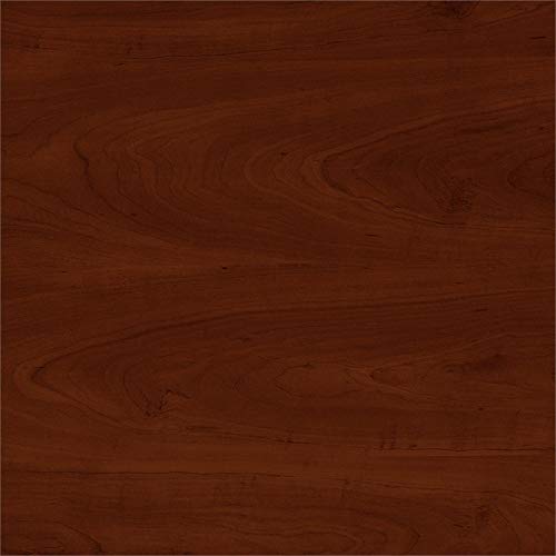Bush Furniture Somerset 60W L Shaped Desk with Hutch in Hansen Cherry