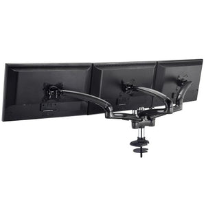 Cotytech Triple Monitor Desk Mount Spring Arm Grommet Base - Dark Gray (DM-GMT13-G50)