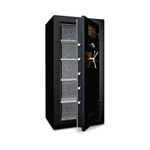 Mesa Safe MESA MBF7236E-P All Steel Burglary and Fire Safe with Electronic Lock, 22.9-Cubic Foot, Black Textured Black