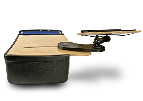 AutoExec AUE10013 Birch Vehicle Black/Grey/Wood Reach Passenger Desk