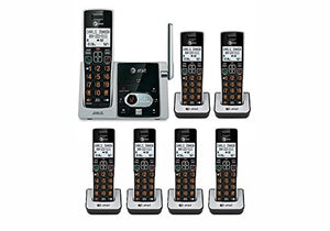 AT&T CL82313 Cordless Phone System with 7 HANDSETS, ANSWERING SYSTEM, CID, BRAND NEW