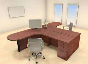 UTM Furniture Modern Executive Office Workstation Desk Set, CH-AMB-S31