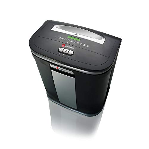 GBC Paper Shredder, ShredMaster, Jam Free, 12 Sheet Capacity, Micro-Cut, 1-5 Users, SM12-08 (1758496)