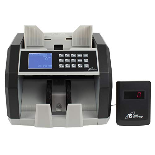 Royal Sovereign, RSIRBCED250, High Speed Currency Counter, 1 Each, Black,Silver