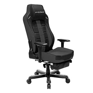 DXRacer Classic Series DOH/CA120/N Big and Tall Chair Racing Bucket Seat Office Chair with Leg Rest Comfortable Chair Ergonomic Computer Chair Desk Chair (Black)