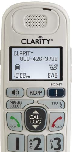 CLARITY D714 Cordless Caller ID Telephone with Amplified Answering Machine