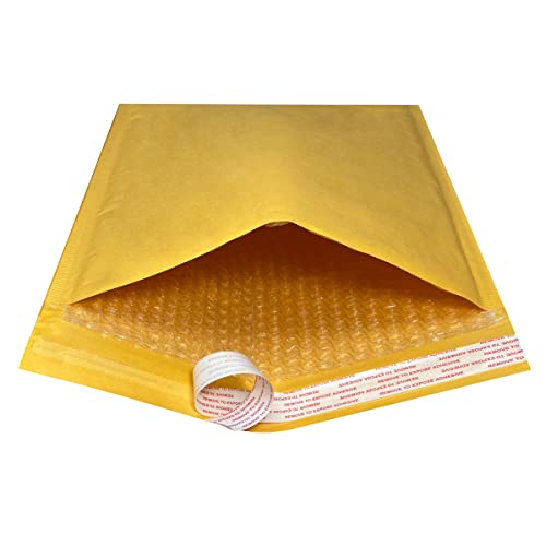 StarBoxes 1000 Kraft Bubble Mailers 10.5x16" - #5 Self-Seal Padded Envelopes