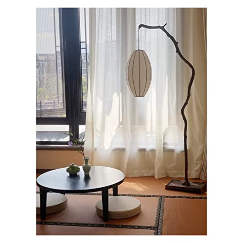 EESHHA Floor Lamp - Modern Rustic Vintage Style Tree Branches Chinese Study Atmosphere Lantern Fishing (Excluding Light Source)