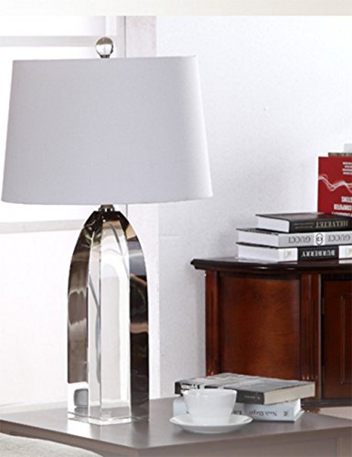 CJSHVR-Lamp Modern Minimalist Living Room K9 Pure Crystal Lamp Continental Study Bedrooms are Decorated to A High Standard Bedside Lamp Creative Lamps