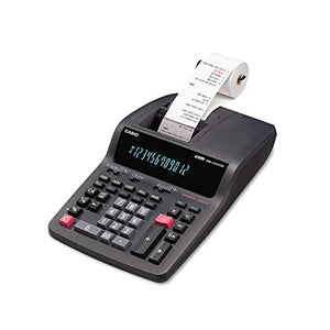 Casio DR210TM Two-Color Printing Desktop Calculator, 4.4 Lines/Sec - Black/Red